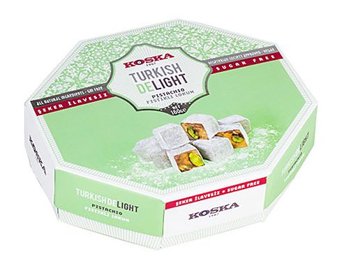 160 g Sugar Free Turkish Delight with Pistachio