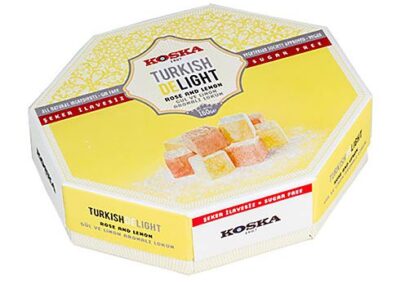 160 g Sugar Free Rose & Lemon Flavored Turkish Delight